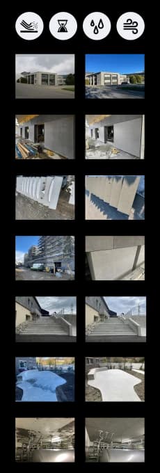 Sablage de béton — finition gravier apparent sur dalle en Suisse romande